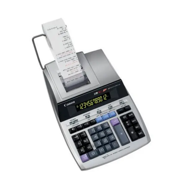 Image of Canon MP1211-LTSC 12 Digit Printing Calculator Silver 2496B001