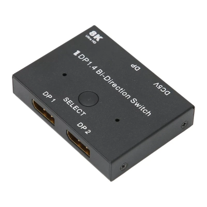 Image of FDL 2 WAY DISPLAYPORT BI-DIRECTIONAL SWITCH - 8K