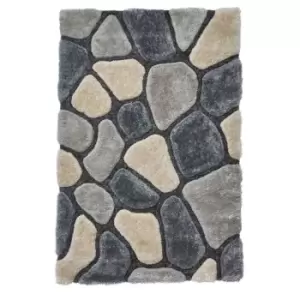 Image of Think Rugs Noble House Rug Pebbles 5858 Grey Blue 120X170cm