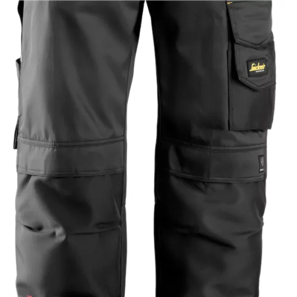 Image of Snickers Craftsmen Trousers, DuraTwill - Black - Waist 38" Inside leg 35"