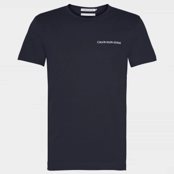 Image of CK Jeans Mens Institutional Logo T-Shirt - Night Sky - S