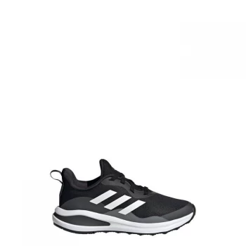 Image of adidas FortaRun Lace Running Shoes Kids - Core Black / Cloud White / Gre
