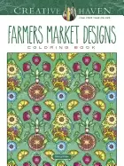 Image of creative haven farmers market designs coloring book
