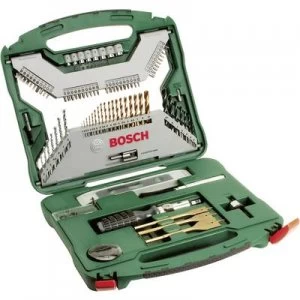 Image of Bosch Accessories 2607019330 X-Line TiN 100 Piece Universal drill bit set