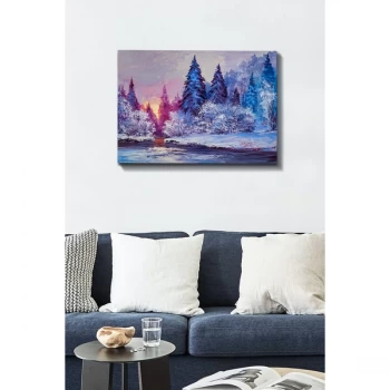 Image of Kanvas Tablo (50 x 70) - 109 Multicolor Decorative Canvas Painting