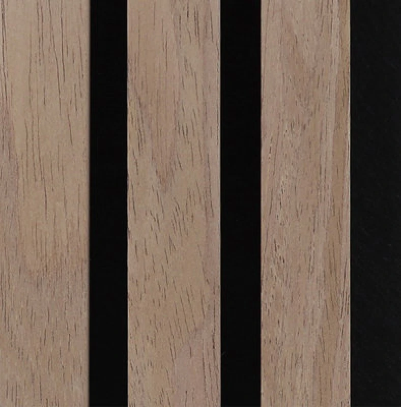 Image of Kraus Easy Living - Chestnut - Acoustic Slat Wall Panel Sample - (L) 26Cm X (W) 12.5Cm - Sample Size