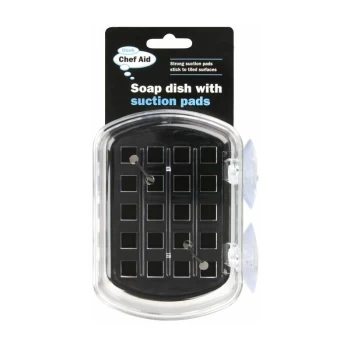 Image of Soap Dish With Suction Dish - 10E00064 - Chef Aid