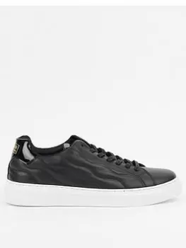 Image of Barbour Barbour International Glendale Trainers, Black, Size 8, Men