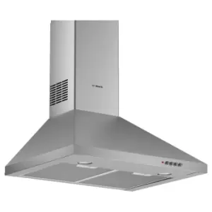 Image of Bosch DWP64CC50M Serie 2 60cm Pyramid Design Hood Brushed Steel