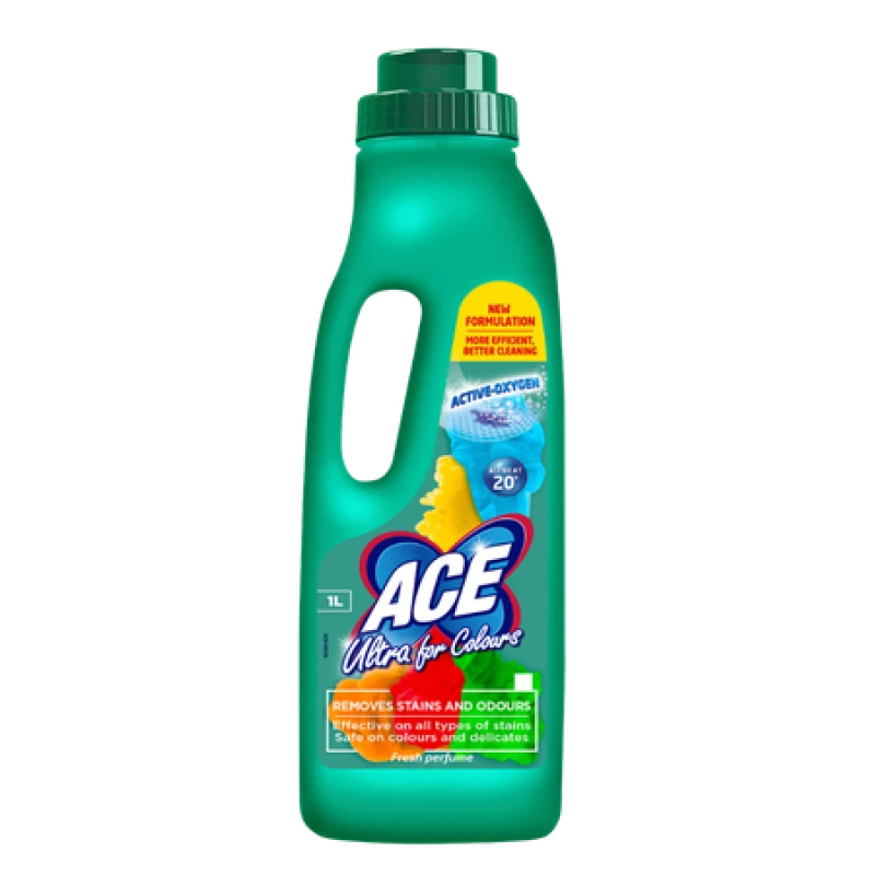 Image of ACE Ultra For Colours Laundry Stain Remover Liquid 1000 ml ACE-503814