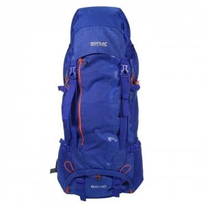 Image of Regatta Blackfell III 60+10L Rucksack - SurfSp/Blaze