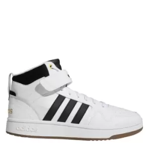 Image of adidas Postmove Mid Shoes Unisex - Cloud White / Core Black / Gol