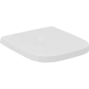 Image of Ideal Standard i. life S Compact Soft Close Toilet Seat and Cover in White Thermoset Plastic