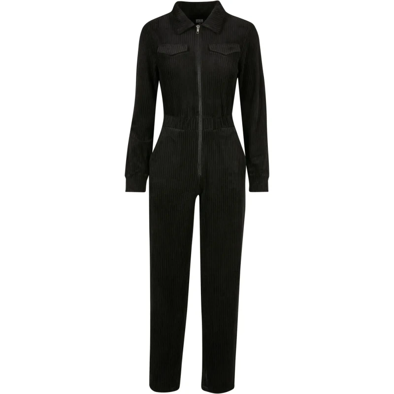 Image of Urban Classics Womens corduroy jumpsuit Urban Classics Noir Female XS