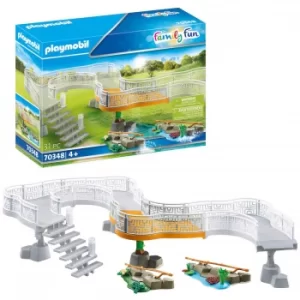 Image of Playmobil Family Fun Zoo Viewing Platform Playset