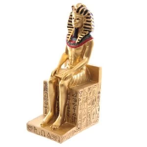 Image of Gold Egyptian Seated Ramases (Pack Of 6) Figurine
