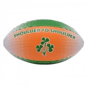 Image of Team Ireland Rugby Ball - Green/Wt/Orange