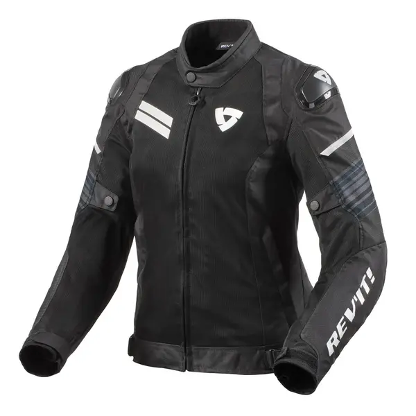 Image of REV'IT! Apex Air H2O Jacket Lady Black White Size 44