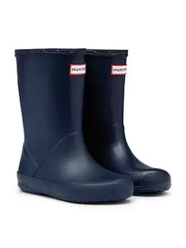 Image of Hunter Original Infant First Classic Wellington Boots - Navy, Size 8 Younger