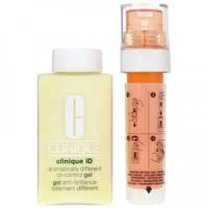 Image of Clinique Moisturisers Clinique iD Dramatically Different Oil-Control Gel+ Base 115ml and Active Cartridge Concentrate for Fatigue 10ml