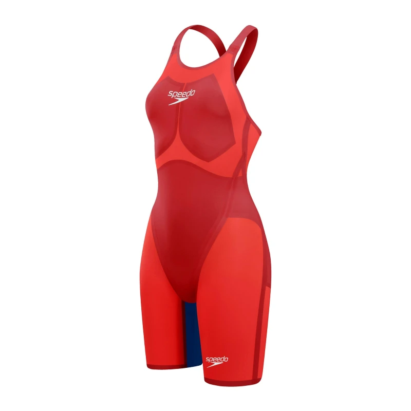 Image of Speedo Womens Lzr Valor 2.0 Race Swimsuit Red/Blue female 30