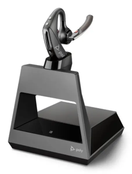 Image of Polycom POLY 5200 Office Headset Wireless Ear-hook In-ear Office/Call center Bluetooth Black 212722-05