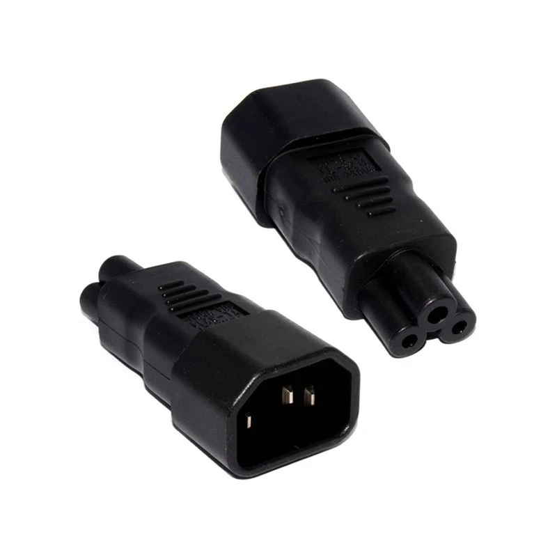 Image of FDL IEC MAINS ADAPTOR - C5 (CLOVER LEAF) SOCKET TO IEC C14 PLUG