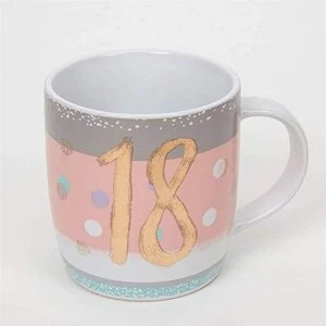 Image of Bellini Stoneware Mug with Rose Gold Foil - 18