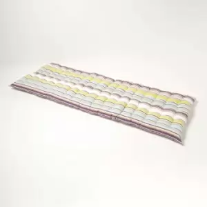 Image of Osaka Stripe Bench Cushion 3 Seater - Homescapes
