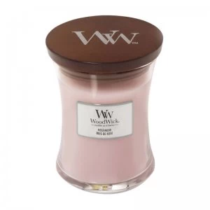 Image of WoodWick Rosewood Medium Jar Candle 275g