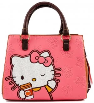 Image of Hello Kitty Loungefly - Pumpkin Spice Latte Wave Handbag multicolour