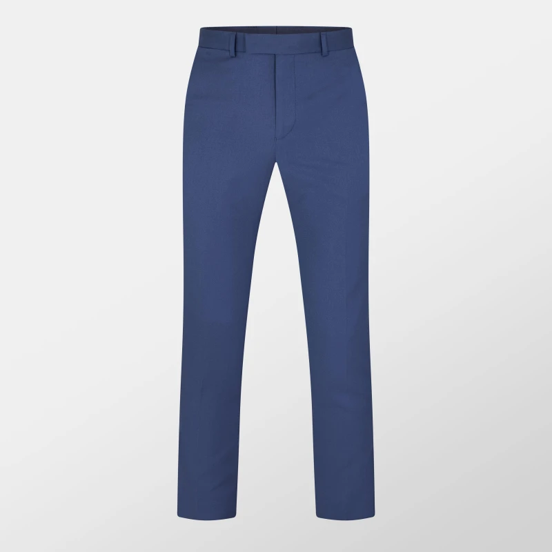 Image of Ted Baker Mens Premium Twill Suit Trousers Blue male 40W R