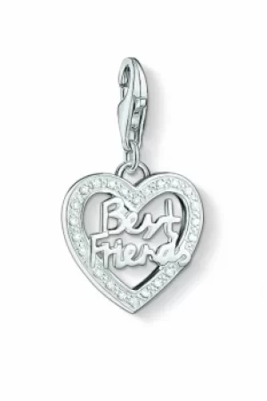 Image of Ladies Thomas Sabo Sterling Silver Charm Club Best Friends Charm 1307-051-14