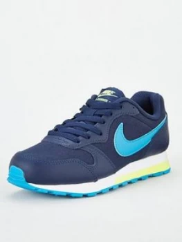 Image of Nike MD Runner 2 Junior Trainers - Navy, Size 4