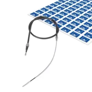 Image of ATE Brake Cable 24.3727-0156.2 Hand Brake Cable,Parking Brake Cable VW,GOLF III (1H1),Golf III Cabrio (1E7),Golf IV Cabrio (1E),CORRADO (53I)