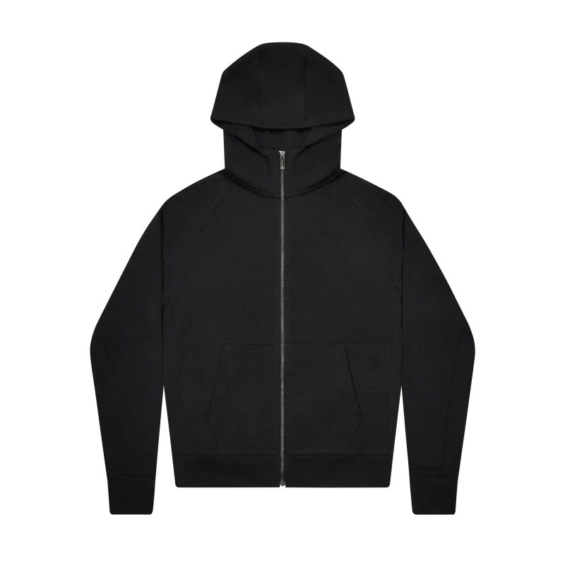 Image of No Fear Mens Tech Zip Up Hoodie Black male S