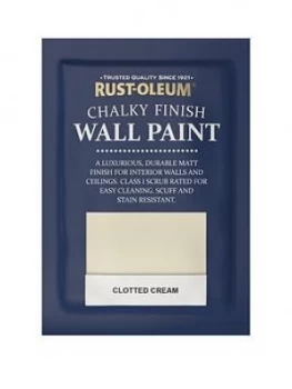 Image of Rust-Oleum Chalky Finish Wall Paint Tester Sachet ; Clotted Cream