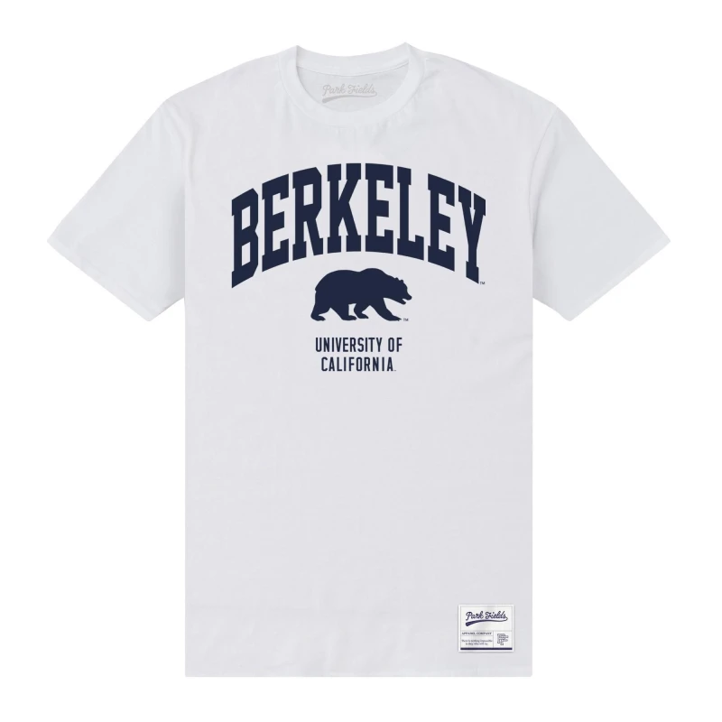 Image of Berkeley Mens Bear T-Shirt in White Size: Small White Male S
