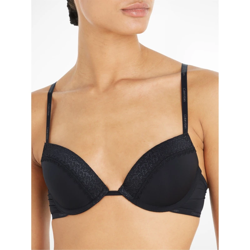 Image of Calvin Klein Calvin Flirty Plunge Bra - Black 30C