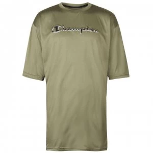 Image of Champion Side Panel T Shirt Mens - Green/Black