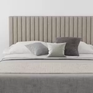 Image of Grant Upholstered Headboard, Yorkshire Knit, Mineral - Headboard 60cm Size Single (90x190)