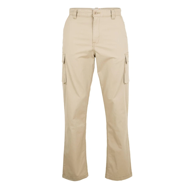 Image of Timberland Mens Twill Cargo Trousers Cargo Trousers 30 Beige 51148804300