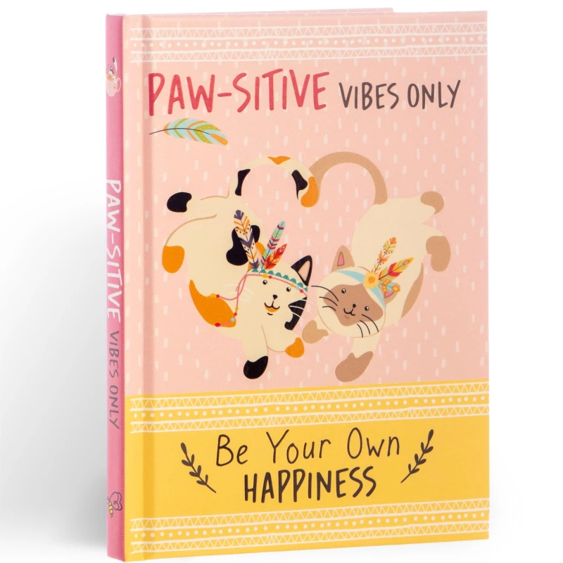 Image of Boxer Gifts Paw-sitive Vibes Only - Happiness Book Multi unisex