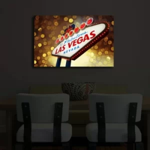Image of 4570?ACT-29 Multicolor Decorative LED Lighted Canvas Painting