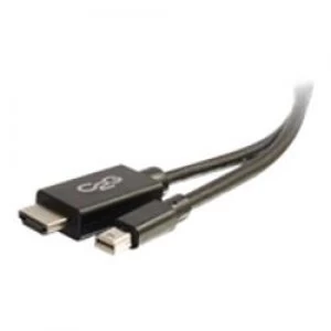 Image of C2G 1m (3ft) Mini DisplayPort Male to HD Male Adapter Cable
