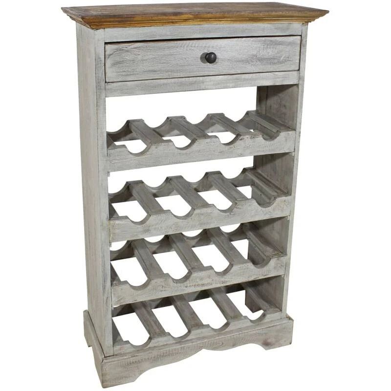 Image of VIDAXL Wine Rack Solid Mahogany Wood 55x23x85cm Vidaxl 244507fr