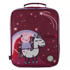 Image of Regatta Childrens/Kids Unicorn Peppa Pig Cooler Bag (One Size) (Raspberry Radience)