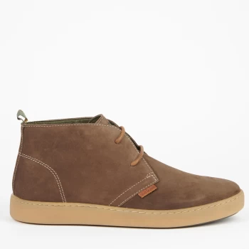 Image of Barbour Mens Yuma Nubuck Chukka Boots - Choco - UK 9