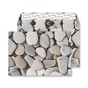 Image of Creative Senses Natural Finish Coloured Envelopes C5 Peel & Seal 162 x 229mm Plain 135 gsm Purbeck Pebbles Pack of 125