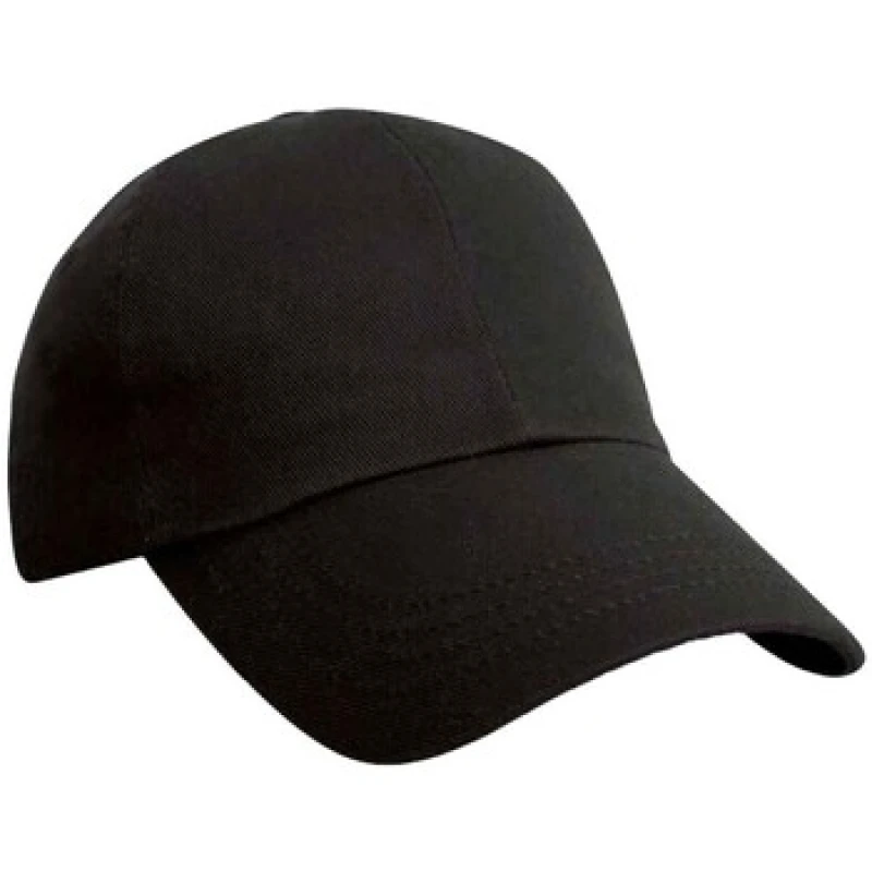 Image of Result Result Men Pro Style Heavy Drill Cap in Black One Size Male 5063470683796